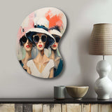 Fashion Hats Collection V - Asymmetric Metal Wall Art