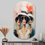 Fashion Hats Collection V - Asymmetric Metal Wall Art