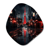 Tokyo Beautiful Cityscape I - Asymmetric Metal Wall Art