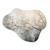 Tree Monochrome Ethereal Reverie I - Asymmetric Metal Wall Art