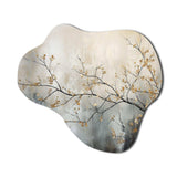 Tree Monochrome Ethereal Reverie I - Asymmetric Metal Wall Art