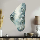 Pine Tree Enchanted Forest I - Asymmetric Metal Wall Art