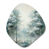 Pine Tree Enchanted Forest I - Asymmetric Metal Wall Art