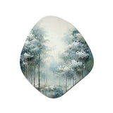 Pine Tree Enchanted Forest I - Asymmetric Metal Wall Art