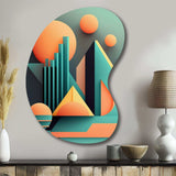 Graphic Retro Compositions II - Asymmetric Metal Wall Art