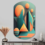 Graphic Retro Compositions II - Asymmetric Metal Wall Art