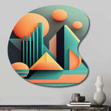 Graphic Retro Compositions II - Asymmetric Metal Wall Art