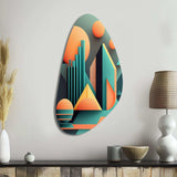 Graphic Retro Compositions II - Asymmetric Metal Wall Art