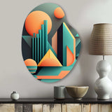 Graphic Retro Compositions II - Asymmetric Metal Wall Art