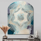 Fundamental Patterns Sacred Geometry VII - Asymmetric Metal Wall Art