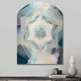 Fundamental Patterns Sacred Geometry VII - Asymmetric Metal Wall Art