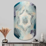 Fundamental Patterns Sacred Geometry VII - Asymmetric Metal Wall Art