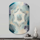 Fundamental Patterns Sacred Geometry VII - Asymmetric Metal Wall Art