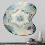 Fundamental Patterns Sacred Geometry VII - Asymmetric Metal Wall Art