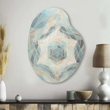 Fundamental Patterns Sacred Geometry VII - Asymmetric Metal Wall Art