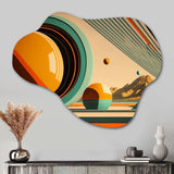 Vintage Mid-century Graphics III - Asymmetric Metal Wall Art