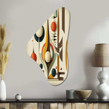 Vintage Mid-century Graphics VI - Asymmetric Metal Wall Art