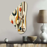 Vintage Mid-century Graphics VI - Asymmetric Metal Wall Art