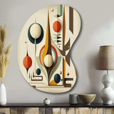 Vintage Mid-century Graphics VI - Asymmetric Metal Wall Art