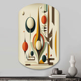 Vintage Mid-century Graphics VI - Asymmetric Metal Wall Art