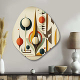 Vintage Mid-century Graphics VI - Asymmetric Metal Wall Art