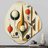 Vintage Mid-century Graphics VI - Asymmetric Metal Wall Art