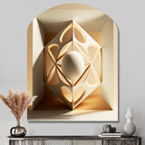 Monochrome Sacred Geometry I - Asymmetric Metal Wall Art