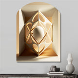 Monochrome Sacred Geometry I - Asymmetric Metal Wall Art