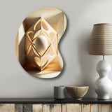 Monochrome Sacred Geometry I - Asymmetric Metal Wall Art