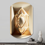 Monochrome Sacred Geometry I - Asymmetric Metal Wall Art