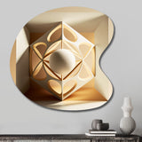 Monochrome Sacred Geometry I - Asymmetric Metal Wall Art