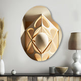 Monochrome Sacred Geometry I - Asymmetric Metal Wall Art