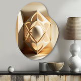 Monochrome Sacred Geometry I - Asymmetric Metal Wall Art