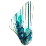 Tropical Turquoise Joyfulness V - Asymmetric Metal Wall Art