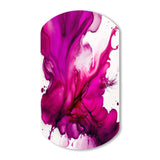 Ancient Mystery In Viva Magenta II - Asymmetric Metal Wall Art