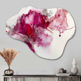 Ancient Mystery In Viva Magenta VI - Asymmetric Metal Wall Art