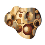 Aged Barrel Universes III - Asymmetric Metal Wall Art