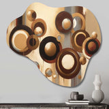 Aged Barrel Universes V - Asymmetric Metal Wall Art