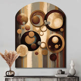 Aged Barrel Universes VI - Asymmetric Metal Wall Art