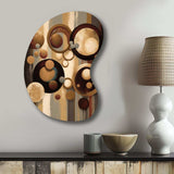 Aged Barrel Universes VI - Asymmetric Metal Wall Art