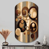 Aged Barrel Universes VI - Asymmetric Metal Wall Art