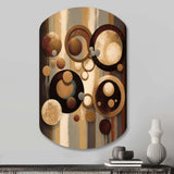 Aged Barrel Universes VI - Asymmetric Metal Wall Art