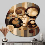 Aged Barrel Universes VI - Asymmetric Metal Wall Art