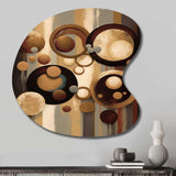 Aged Barrel Universes VI - Asymmetric Metal Wall Art