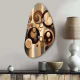 Aged Barrel Universes VI - Asymmetric Metal Wall Art