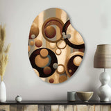 Aged Barrel Universes VI - Asymmetric Metal Wall Art