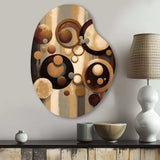 Aged Barrel Universes VI - Asymmetric Metal Wall Art