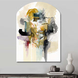 Alizarin Order - Asymmetric Metal Wall Art