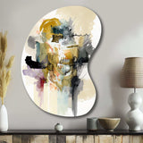 Alizarin Order - Asymmetric Metal Wall Art