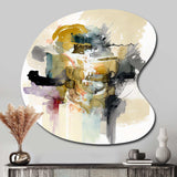 Alizarin Order - Asymmetric Metal Wall Art